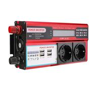 Convertidor Inversor Corriente 4000 W O 3000 W 12 V CC A 220 V CA con 4 Puertos USB UE Y Pantalla LED Inversor Corriente(4000W)