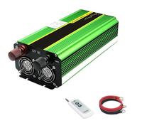 Convertidor Inversor Corriente 8000 W 6000 W Y 4000 W CC 12 V 24 V A CA 110 V Onda Sinusoidal Pura Convertidor Coche con Control Remoto. Inversor De Corriente(6000W-12V-110V)