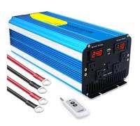 Convertidor Inversor Corriente Portátil Coche con Control Remoto Onda Sinusoidal Pura CC 12 V/24 V/48 V A CA 110 V/127 V/220 V 8000 W Inversor para Coche(24V 110V 60hz US)