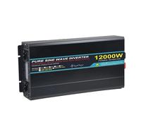 Convertidor Inversor Corriente Transformador Inversor De 12V 24V A CA 220V 8000W 12000W Transformador Convertidor De Frecuencia De Voltaje Inversor De Energía Solar De Onda Sinusoidal Pura(24V 8000W)