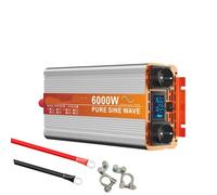 Convertidor Inversor Onda Sinusoidal Pura 12 V 24 V 48 V 220 V 4000 W 5000 W Y 6000 W Convertidor Potencia Inversor Corriente Coche Fuera La Inversor De Corriente(6000W-12V-220V)