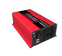 Convertidor Inversor Onda Sinusoidal Pura 4000 W 12 V/24 V/48 V/60 V CC A CA 220 V/110 V Voltaje Convertidor Enchufe Coche Hogar Y Exterior Inversor De Corriente(Red 12V EU)