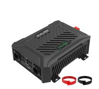 Convertidor Inversor Onda Sinusoidal Pura Coche 12 V/24 V 2000 W 50 Hz con Conmutación Automática - Convertidor Potencia Alta Eficiencia Inversor De Corriente(12V 24V 2KW EU)