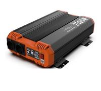 Convertidor Inversor Onda Sinusoidal Pura Coche 5000 W Transformadores 12 V A 220 V con Pantalla LCD Control Remoto para Camping Y Autocaravanas Inversor De Corriente(2500W,12V)