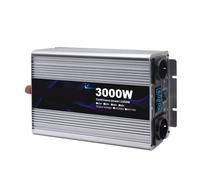 Convertidor Inversor Potencia Onda Sinusoidal Pura 3000 W/6000 W Convertidor CC 12 V A CA (2 Salidas) 220 V con Puertos Carga USB 2,1 A Inversor De Corriente(3000W,220-230V AC 24V)