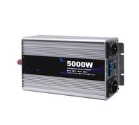 Convertidor Inversor Potencia Onda Sinusoidal Pura 3000 W/6000 W Convertidor CC 12 V A CA (2 Salidas) 220 V con Puertos Carga USB 2,1 A Inversor De Corriente(5000W,220-230V AC 60V)