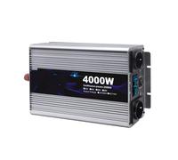 Convertidor Inversor Potencia Onda Sinusoidal Pura 3000 W/6000 W Convertidor CC 12 V A CA (2 Salidas) 220 V con Puertos Carga USB 2,1 A Inversor De Corriente(4000W,220-230V AC 24V)