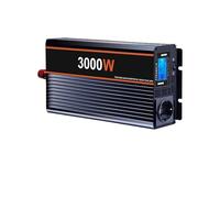 Convertidor Inversor Solar con Enchufe UE/Onu para Inversor Onda Sinusoidal Pura 12 V CC A 220 V CA 8 KW 6 KW 5 KW 4 KW 3 KW Banco Energía Portátil Inversor Corriente(12V,3000W EU)