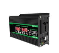 Convertidor Inversor Solar Portátil 4000 W 12 V CC A 110 V CA 220 V con Doble USB Y Pantalla LCD Coche Camping Y Autocaravana Inversor para Coche(AC 220V)