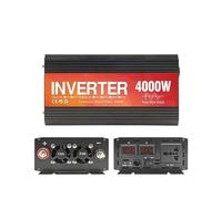 Convertidor Inversor Transformador Inversores Potencia 3000W 4000W Onda Sinusoidal Pura CC 12V 24V A CA 220V 50Hz 60Hz Convertidor Voltaje para Sistemas Solares Fuera Red(12V To 220V,4000W Universal)