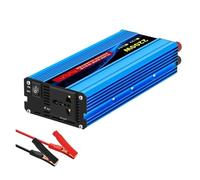 Convertidor Inversor Transformador Transformador Solar Potencia Convertidor Onda Sinusoidal Pura con Pantalla LED Inversor Enchufe Universal Voltaje 50/60 Hz CC 12 V/24 V A CA 220 V(24V60HZ,2200W)
