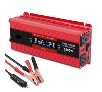 Convertidor Inversores Coche Convertidores Potencia Multifuncionales Portátiles CC 12 V A 110 V Tabletas Potencia Continua 750 W 1000 W Y 1300 W Inversor para Coche(12V 2600W US 60HZ)