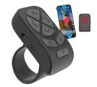 Convertidor lateral inalámbrico, desplazamiento | Teléfono remoto cámara desplazador anillo selfie-desplazamiento clave-cámara disparador, botón selfie, anillo de control de música, estable para tomar