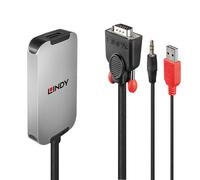 Convertidor LINDY AV [Jack, USB, VGA - DisplayPort] 1920 x 1080 píxeles