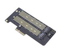 Convertidor M.2 Nvme Ssd Ngff a Pcie X4 para Puerto Dual, Tarjeta Adaptadora X4 para Teclado de PC, Lectores de Tarjetas de Memoria
