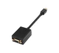 Convertidor Mini DP a SVGA - AISENS - A125-0135 - Negro - 15cm - Oro 24K