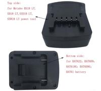 Convertidor para batería Litio 18V Compatible para bosch PBA Herramientas | Compatible BAT622, BAT609, BAT618G, convierte a PBA, plástico , 18V nominal