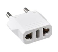 Convertidor para Viajes Europeos, Adaptador de Enchufe de EE. UU. a UE,Convertidor de Enchufe de EE. UU. a Europa - Cargador de Pared con Adaptador de Viaje Mundial, Internacional portátil par