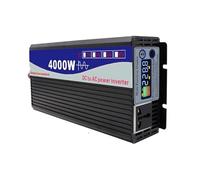 Convertidor Potencia 12 V 220 V 3000 W 4000 W 5000 W A CA 110 V 220 V Inversor Solar para Coche Inversor Onda Sinusoidal Pura Portátil(12V,110V(60Hz),4000W)
