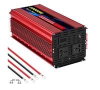 Convertidor Potencia 1600 W A 10 000 W 4000 W 3000 W 2200 W Inversor Onda Sinusoidal Pura De 12 V CC/24 V A 110 V CA/220 V Adaptador Enchufe Universal Coche Transformador(12V,110V 60HZ,10000W)