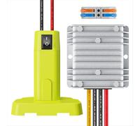 Convertidor reductor de 18 V a 12 V para batería Ryobi de 18 V, adaptador de corriente CC