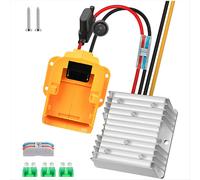 Convertidor reductor de 20 V a 12 V para adaptador de batería Power Wheel de 20 V, CC 12 V, 20 A, 240 W, con fusible