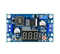 Convertidor reductor de CC LM2596S, reductor de voltaje de 3-40 V a 1,5-35 V, fuente de alimentación con regulador de voltaje ajustable y pantalla LED.(5pcs)