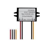 Convertidor Reductor de Voltaje for Coche, 1 Unidad de CC/CC de 12 V, 24 V a 5 V, 5 A, Adaptador de Salida de Fuente de alimentación.(12V24V TO 5V5A)
