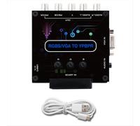 Convertidor RGBS Scart VGA a YPBPR, convertidor de componentes de diferencia de color, adaptador de vídeo para consola de juegos PS1 y PS2