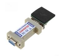 Convertidor RS232 a RS485 - Adaptador de puerto serie pasivo, no requiere alimentación externa, 115,2 kbps, alcance de 1200 m, compatible con las normas EIA/TIA RS-232C y RS-485