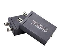 Convertidor SDI a HDMI 1080P Transmisión de Señal Rápida SDI a HDMI - Compatible + Convertidor SDI 3G SDI a 1080P HDMI - Adaptador compatible con HD Video Converter Portable Mini Size
