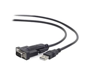 Convertidor serie a USB Ewent EW1116 1,5 m RS232 autoalimentado negro