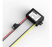 Convertidor Step Down, bajador de voltaje 24 V 12 V a 5 V (aceptar entradas DC 8-40 V) 5 A 25 W con fusible impermeable, reductor de voltaje para coche electrónico Sistema Solar Carro de Golf LED