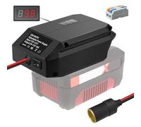 Convertidor Step Down para Einhell 18 V a 12 V, convertidor de batería de rueda, convertidor de batería, estación de alimentación de 5 V-13 V, salida máxima de 10 A, conector de alimentación para