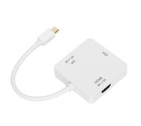 Convertidor Thunderbolt a DVI, adaptador Mini DisplayPort a VGA para Surface Pro 6, 5, 4, 3 (pantalla de vídeo), adaptador Tipo C a VGA para Macbook