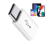 Convertidor tipo C, conector tipo C para smartphone, adaptador de transferencia de datos de alta velocidad que ahorra espacio para conexión, lector de tarjetas de conversión, unidad flash USB