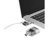Convertidor tipo C - Mini cabezal adaptador portátil Plug and Play, conector tipo C para smartphone, para teclado, teléfono celular, tablet, computadora, hombres, mujeres, niños, niñas, jóvenes y