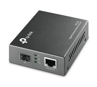 TP-Link MC220L convertidor de medio 1000 Mbit/s Multimodo, Monomodo Negro
