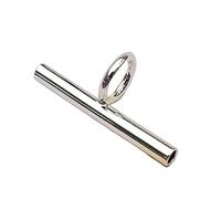 Convertidor universal de broche de plata para transformar pines en pequeños colgantes con amplia compatibilidad, 10mm, como se describe