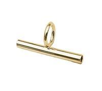 Convertidor universal de broche de plata para transformar pines en pequeños colgantes con amplia compatibilidad, 20mm, como se describe