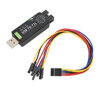 Convertidor USB a TTL, Diodos de Protección ESD e IO Fusible de Autorecuperación Incorporado, Ft232rl Original, Tres Indicadores LED Adecuados para Win10 Win7