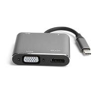 Convertidor USB-C 4 en 1, Estación de Acoplamiento de Interfaz Multimedia HD para Electrónica para el Hogar