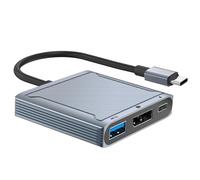 Convertidor USB C a DisplayPort | 3 en 1 8k USB tipo C a DisplayPort Dp - Cable adaptador de estación de acoplamiento USB 3.0 PD100W