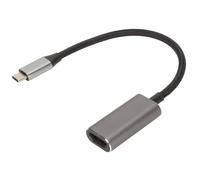 Convertidor USB C a DisplayPort para monitor 4K, compatible con duplicación de pantalla y pantalla extendida con puerto de suministro de energía,