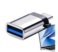 Convertidor USB C - Cable Adaptador Tipo C, Conector De Transferencia De Datos USB 3.0, Adaptador De Carga Rápida, Accesorio Compacto Para Teléfono Portátil | Uso De Conectividad Universal Par