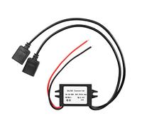 Convertidor USB de 12 V a 5 V, módulo Buck CC, 12 V, 36 V, 48 V, convertidor a 5 V, doble USB hembra 10-55 V a 5 V, 3 A, 15 W, adaptador CC a CC, regulador de corriente para coche