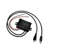Convertidor USB de 12V 24V 36V 48V 60V 72V a 5V 3A 15W DC DC 8-85V a 5V con convertidor Adaptador de Corriente de Salida Tipo C y USB(Type C and Micro)