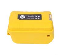 Convertidor USB para Dewalt para DCB203 para batería DCB200 de 18 V, carga inteligente y características de seguridad (A)