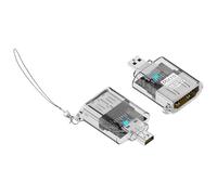 Convertidor USB tipo C, adaptador de conversión compacto, conector tipo C para smartphone, para hombres, mujeres, niños, niñas, jóvenes, así como teclado lector de tarjetas tableta