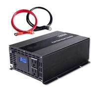 Convertidor Voltaje 1000 W 12 V/24 V/36 V/48 V CC A 120 V/220 V/230 V/240 V CA Pantalla LCD Inversor Solar Onda Sinusoidal Pura 2000 W Pico Portátil(48V,120V,French Or UK)